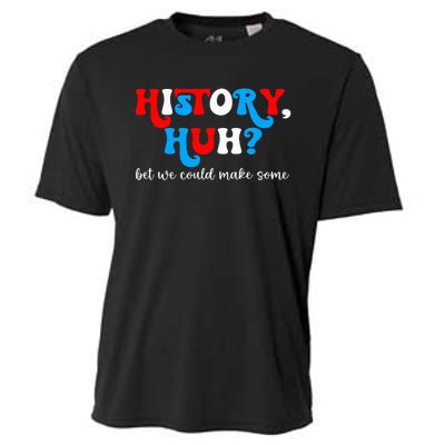 History Huh Red White And Royal Blue Cooling Performance Crew T-Shirt