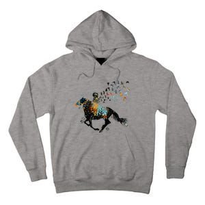 Horse Horseback Riding Life Nature Bird Horse Girls Women Tall Hoodie