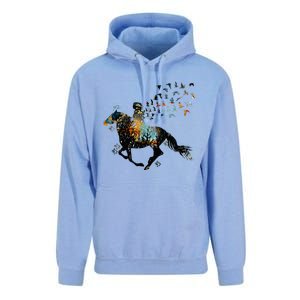 Horse Horseback Riding Life Nature Bird Horse Girls Women Unisex Surf Hoodie