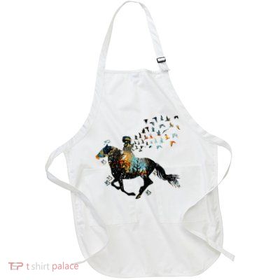 Horse Horseback Riding Life Nature Bird Horse Girls Women Apron