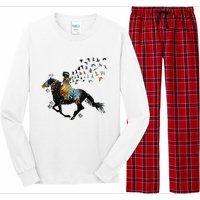 Horse Horseback Riding Life Nature Bird Horse Girls Women Long Sleeve Pajama Set