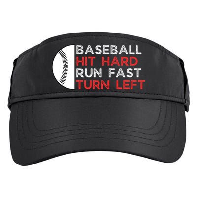 Hit Hard Run Fast Turn Left Adult Drive Performance Visor