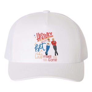 History Huh Red White And Royal Blue Yupoong Adult 5-Panel Trucker Hat