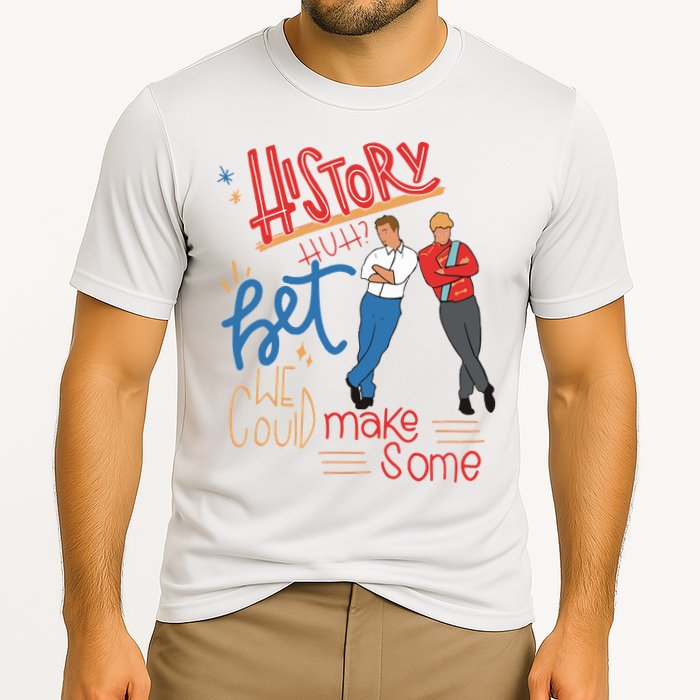 History Huh Red White And Royal Blue Cooling Performance Crew T-Shirt