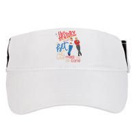 History Huh Red White And Royal Blue Adult Drive Performance Visor