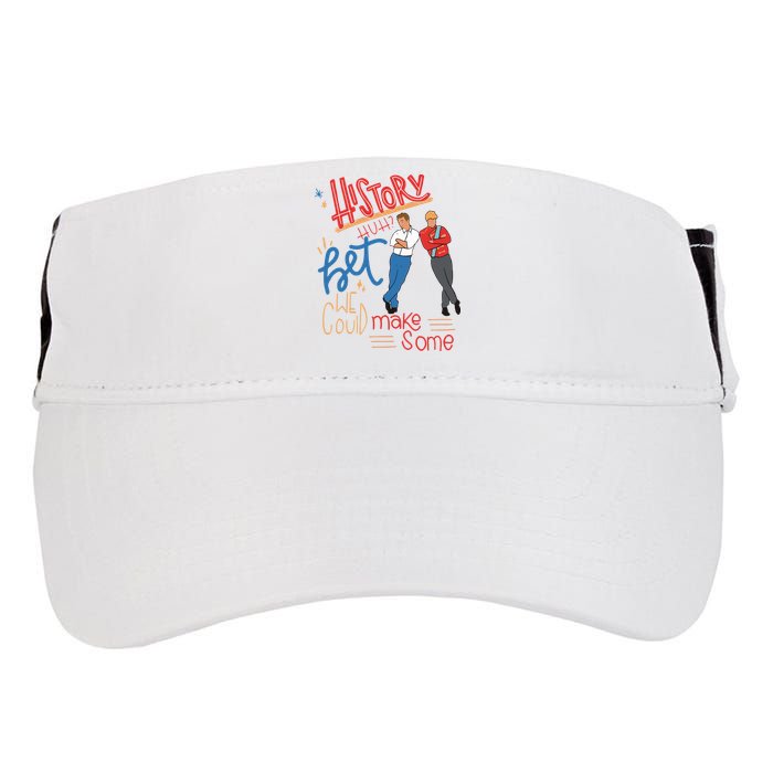 History Huh Red White And Royal Blue Adult Drive Performance Visor