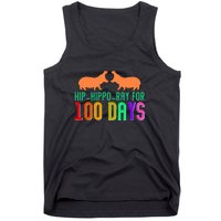 Hip Hippo Ray For 100 Days Of School Hip Hip Hooray Tank Top