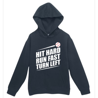 Hit Hard Run Fast Turn Left Gift Urban Pullover Hoodie