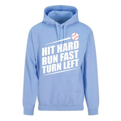 Hit Hard Run Fast Turn Left Gift Unisex Surf Hoodie