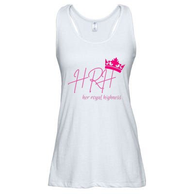 Hrh Her Royal Highness Pink Tiara Ladies Essential Flowy Tank