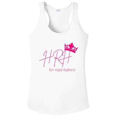 Hrh Her Royal Highness Pink Tiara Ladies PosiCharge Competitor Racerback Tank