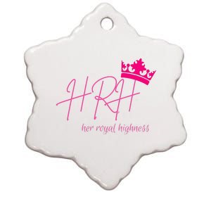 Hrh Her Royal Highness Pink Tiara Ceramic Star Ornament