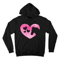 Heart Horseback Riding Cute Horse Lover Tall Hoodie