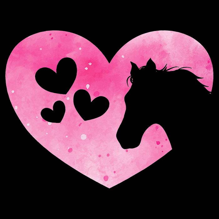 Heart Horseback Riding Cute Horse Lover Pink Horse Impact Tech Backpack