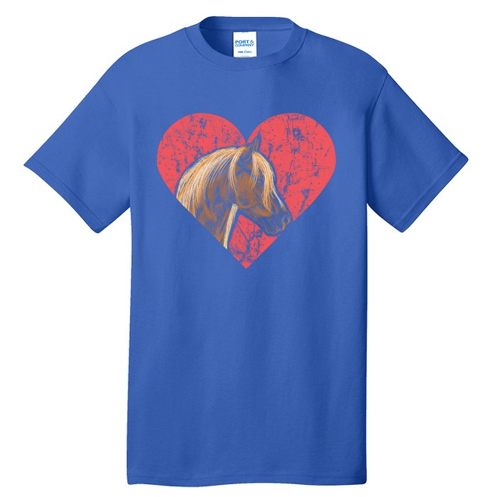 Heart Horse Racing Derby Horse Lovers Jockey Cow Ranchero Cool Gift Tall T-Shirt