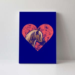 Heart Horse Racing Derby Horse Lovers Jockey Cow Ranchero Cool Gift Canvas