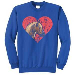 Heart Horse Racing Derby Horse Lovers Jockey Cow Ranchero Cool Gift Tall Sweatshirt