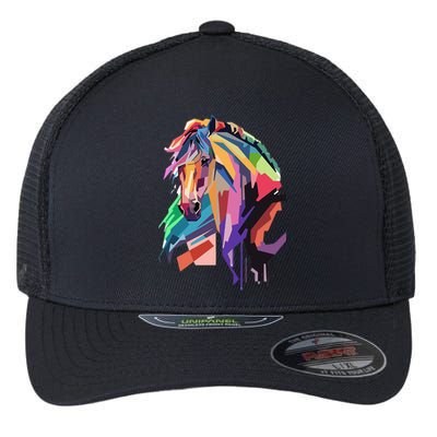 Horse Horseback Riding Equestrian Flexfit Unipanel Trucker Cap