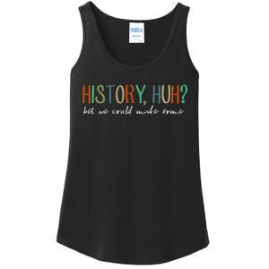 History Huh Red White And Royal Blue Ladies Essential Tank