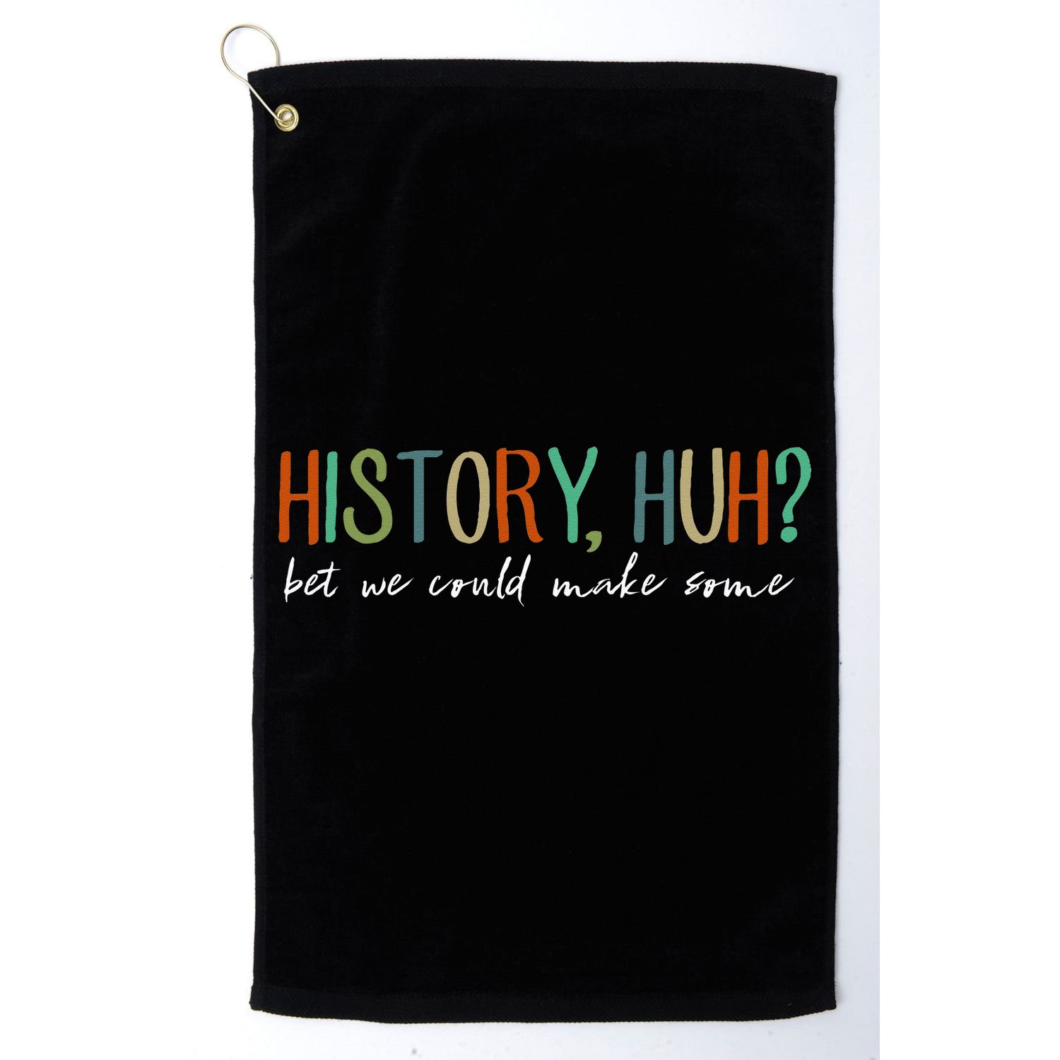 History Huh Red White And Royal Blue Golf Towel