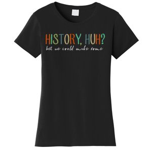 History Huh Red White And Royal Blue Women's T-Shirt