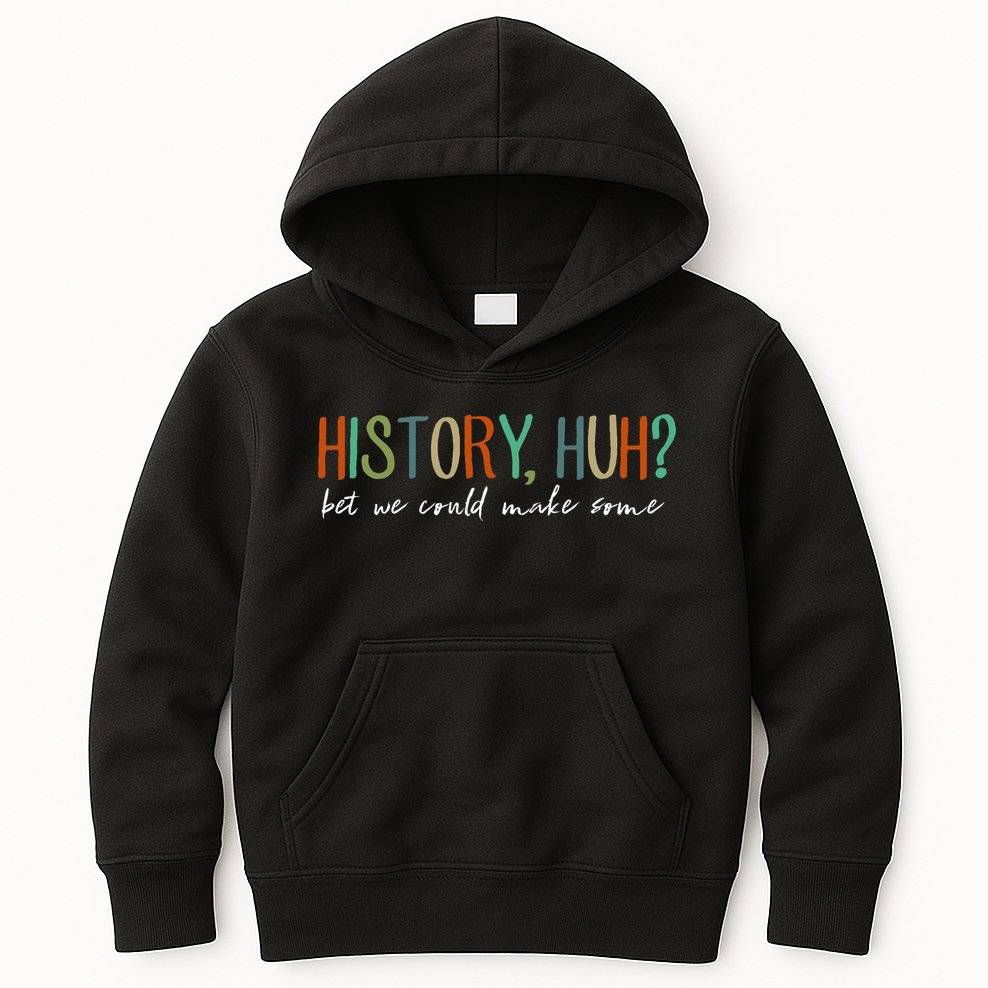 History Huh Red White And Royal Blue Kids Hoodie