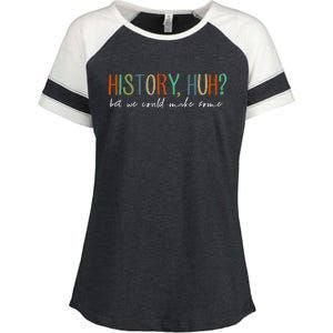 History Huh Red White And Royal Blue Enza Ladies Jersey Colorblock Tee