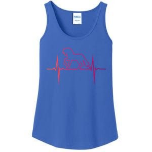 Heartbeat Horse Racing Horse Lovers Jockey Cow Ranchero Gift Ladies Essential Tank