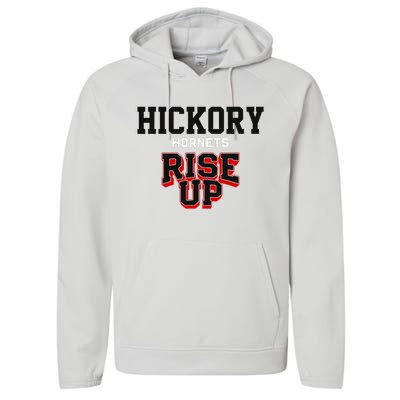 Hickory Hornets Rise Up Hs Performance Fleece Hoodie