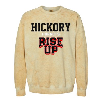 Hickory Hornets Rise Up Hs Colorblast Crewneck Sweatshirt