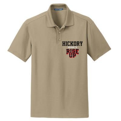 Hickory Hornets Rise Up Hs Dry Zone Grid Polo