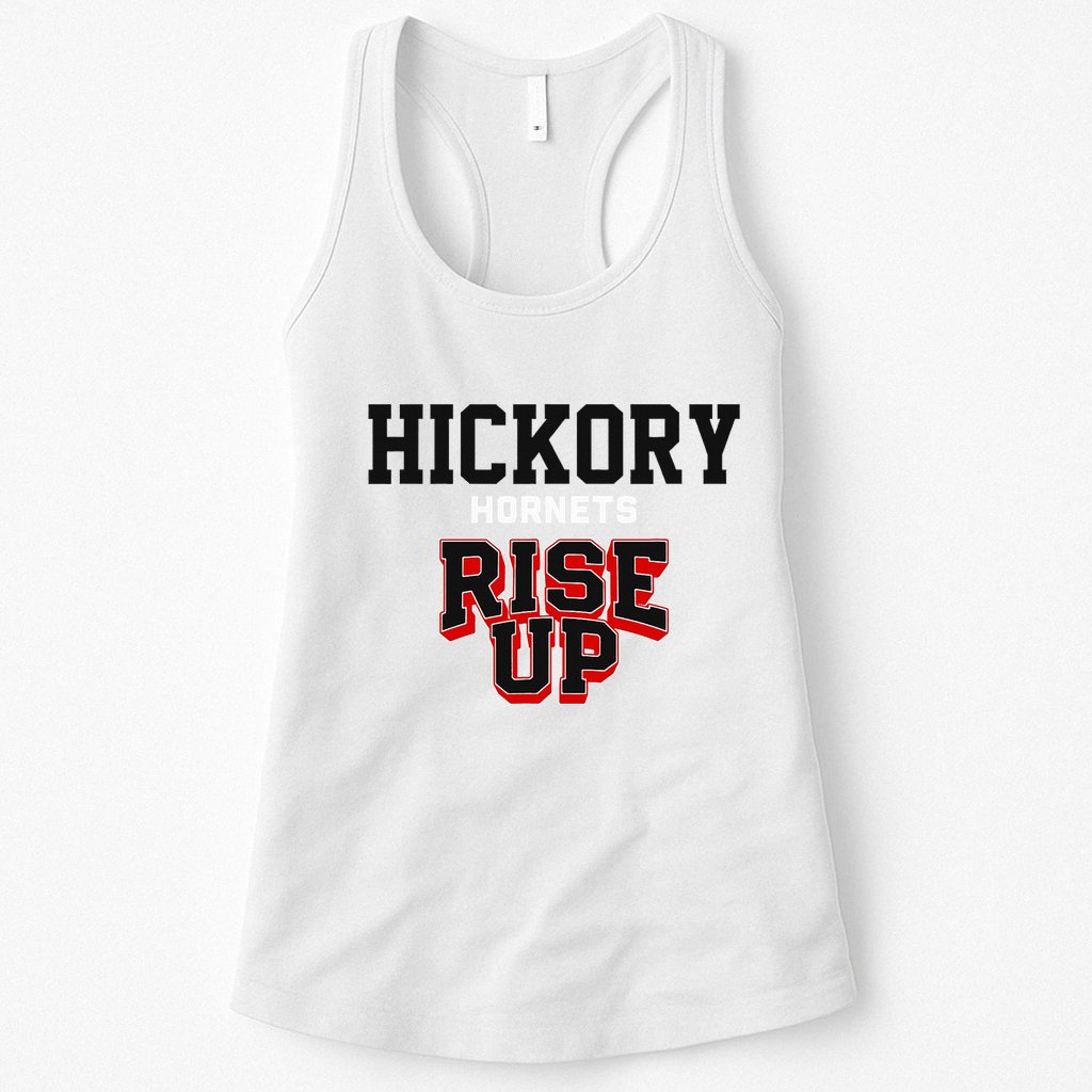 Hickory Hornets Rise Up Hs Womens Tank Top