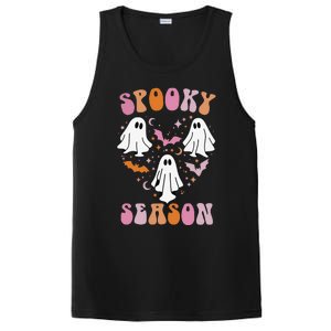 Happy Halloween Retro Groovy Spooky Season PosiCharge Competitor Tank