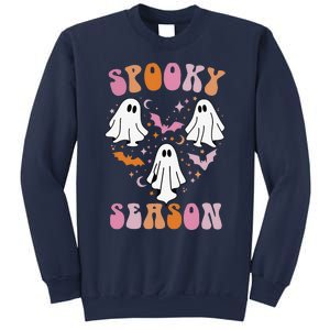 Happy Halloween Retro Groovy Spooky Season Sweatshirt