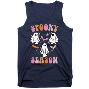 Happy Halloween Retro Groovy Spooky Season Tank Top