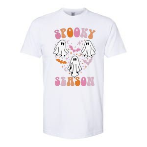 Happy Halloween Retro Groovy Spooky Season Softstyle CVC T-Shirt