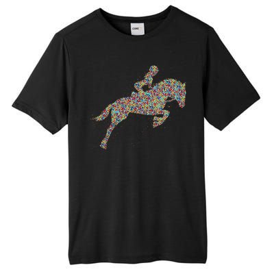 Horse Horseback Riding Women Tall Fusion ChromaSoft Performance T-Shirt