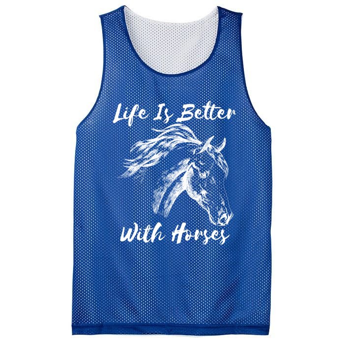 Horses Horseback Riding Clothes Funny Teenager Mom Cute Gift Mesh Reversible Basketball Jersey Tank