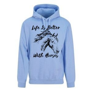 Horses Horseback Riding Clothes Funny Teenager Mom Cute Gift Unisex Surf Hoodie