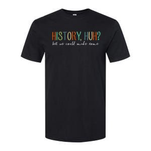 History Huh Red White And Royal Blue Softstyle CVC T-Shirt