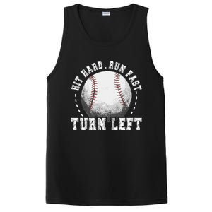 Hit Hard Run Fast Turn Left Baseball Player PosiCharge Competitor Tank