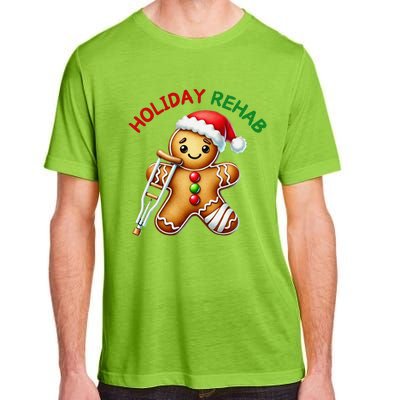 Humorous Holiday Rehab Gingerbread For Ot Pt Slp Adult ChromaSoft Performance T-Shirt