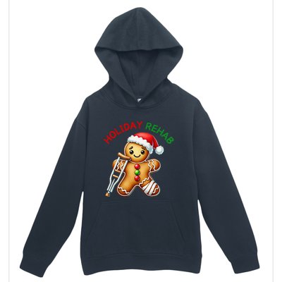 Humorous Holiday Rehab Gingerbread For Ot Pt Slp Urban Pullover Hoodie