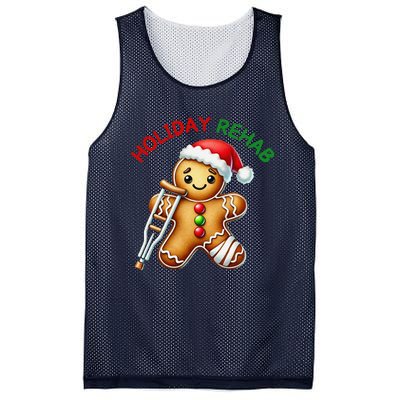 Humorous Holiday Rehab Gingerbread For Ot Pt Slp Mesh Reversible Basketball Jersey Tank