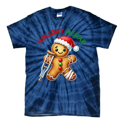 Humorous Holiday Rehab Gingerbread For Ot Pt Slp Tie-Dye T-Shirt