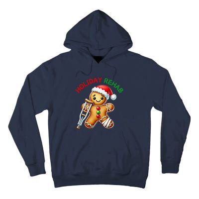 Humorous Holiday Rehab Gingerbread For Ot Pt Slp Tall Hoodie