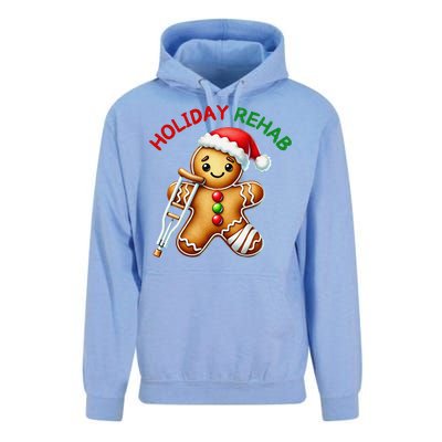 Humorous Holiday Rehab Gingerbread For Ot Pt Slp Unisex Surf Hoodie