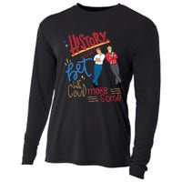 History Huh? Red White And Royal Blue Funny Saying Cooling Performance Long Sleeve Crew