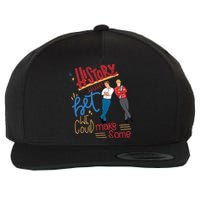 History Huh? Red White And Royal Blue Funny Saying Wool Snapback Cap