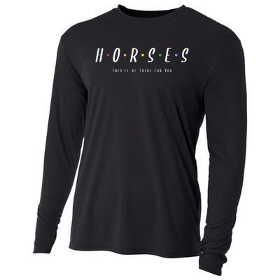 Horses Horseback Riding Equestrians Cooling Performance Long Sleeve Crew